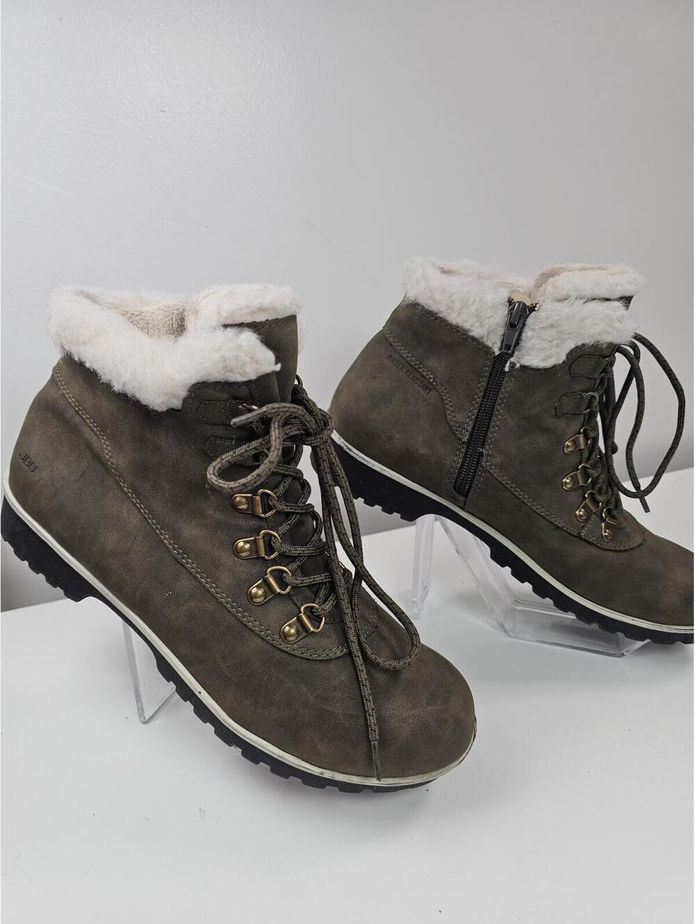 JBU Jambu Women's Blue Creek Water Resistant Olive Boots